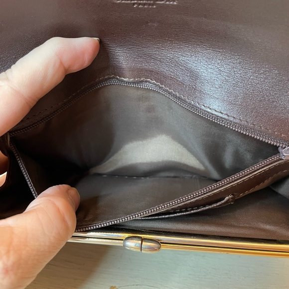 Dior Brown Leather and PVC Trotter Style Wallet/Clutch - Picture 9 of 12